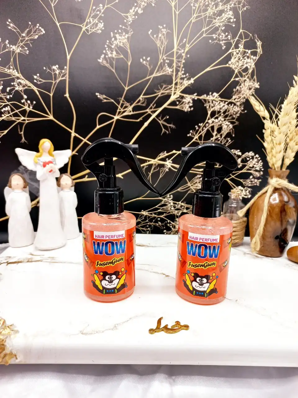 عطر موی شاین دار ادامس خرسی 130 ml برند واو WOW کد 22