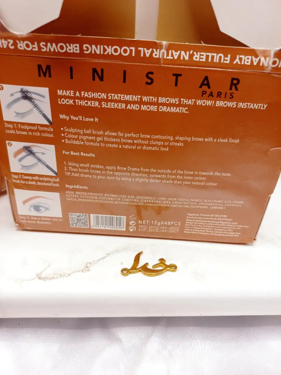 ریمل ابرو رنگی فشیون براو FA SHION BROW کد 8058