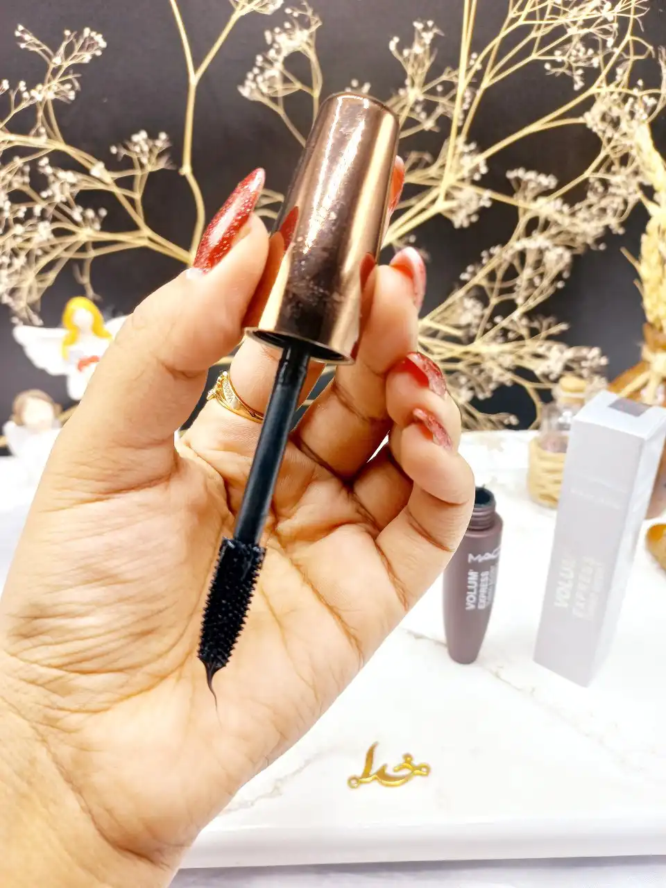 ریمل ضد آب پوکه قهوه ای ماسکارا برند کد 77499