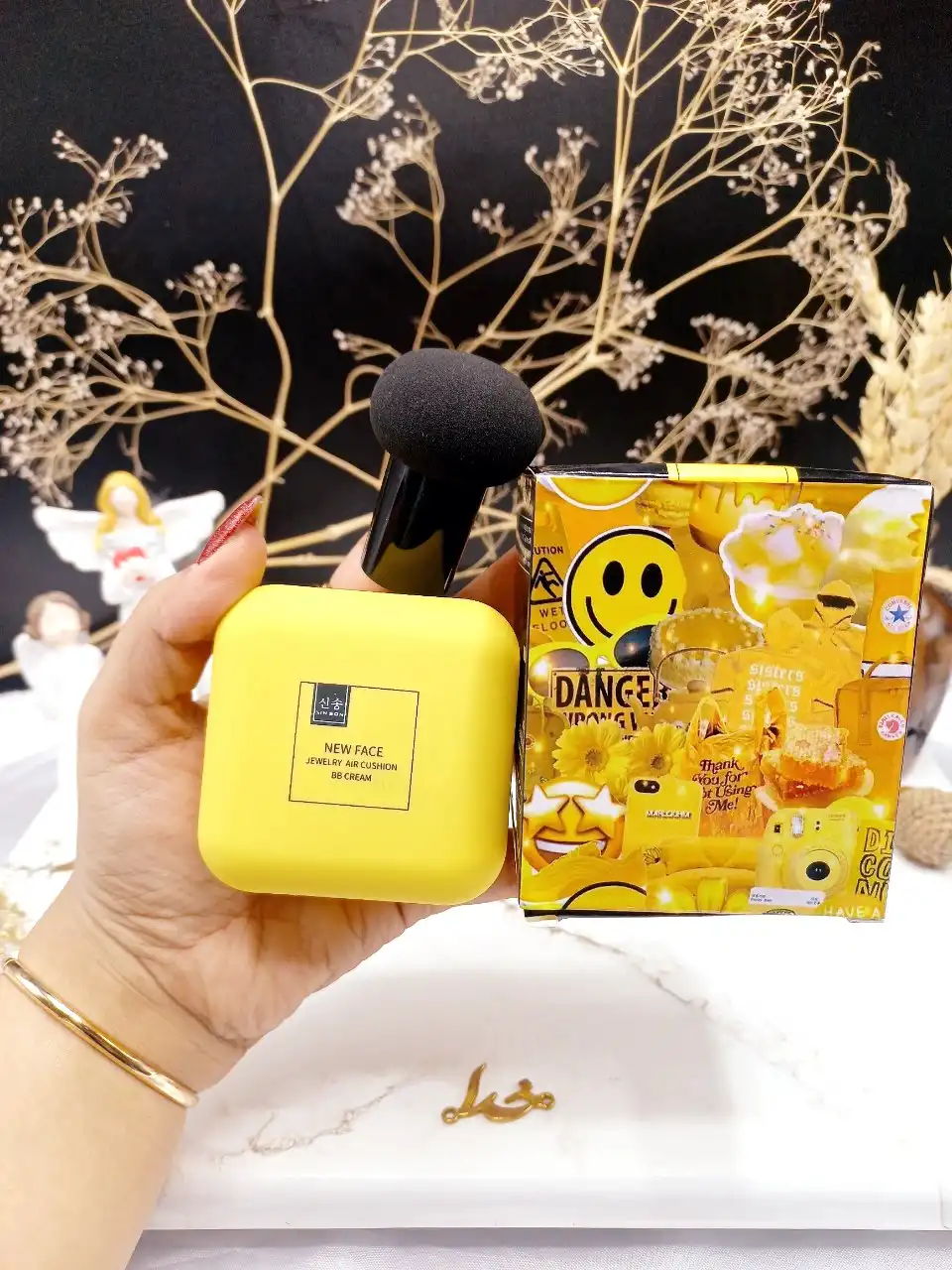 کوشن همراه با پد قارچی NEW FACE کد 00516