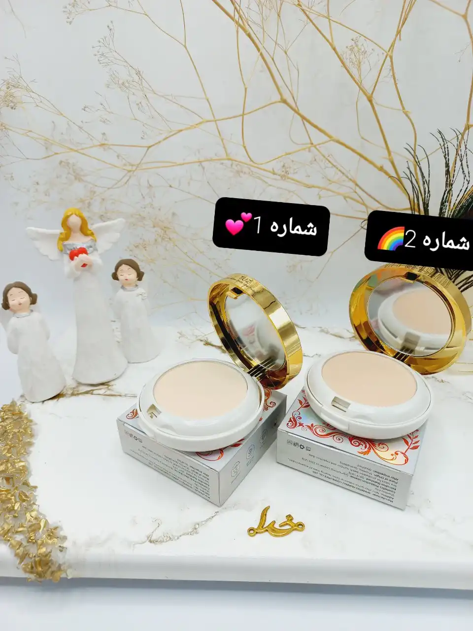 پنکک ضد آب دو طبقه مدل گل رز اورجینال TUz Rose Essence کد 05245