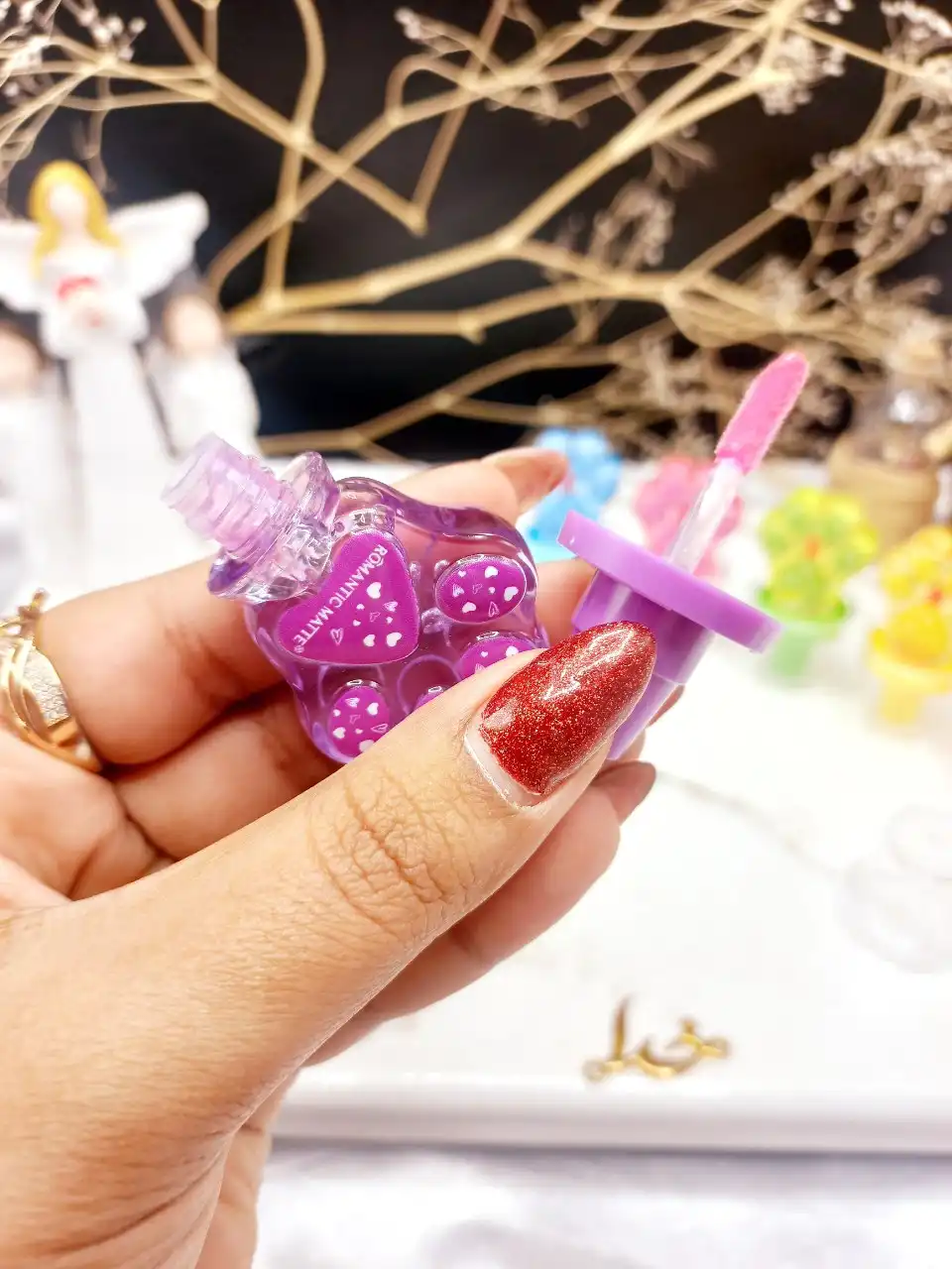 برق لب پنجه گربه ای برند رومانیک مات ROMANTIC MATTE  کد RY 3217