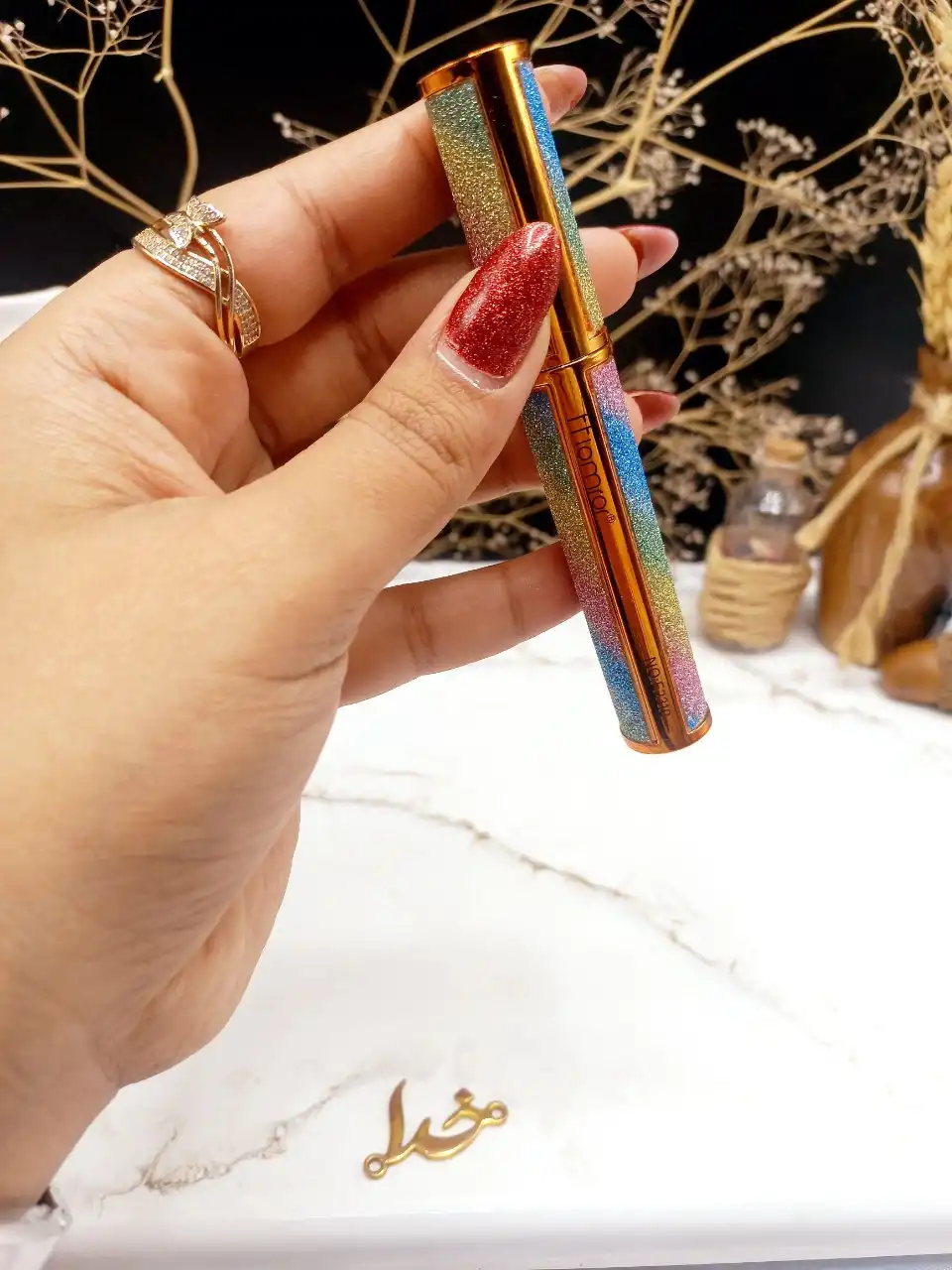 خط چشم گلیتری ماژیکی ضد آب برند فلورمار fflarmarکد E2310