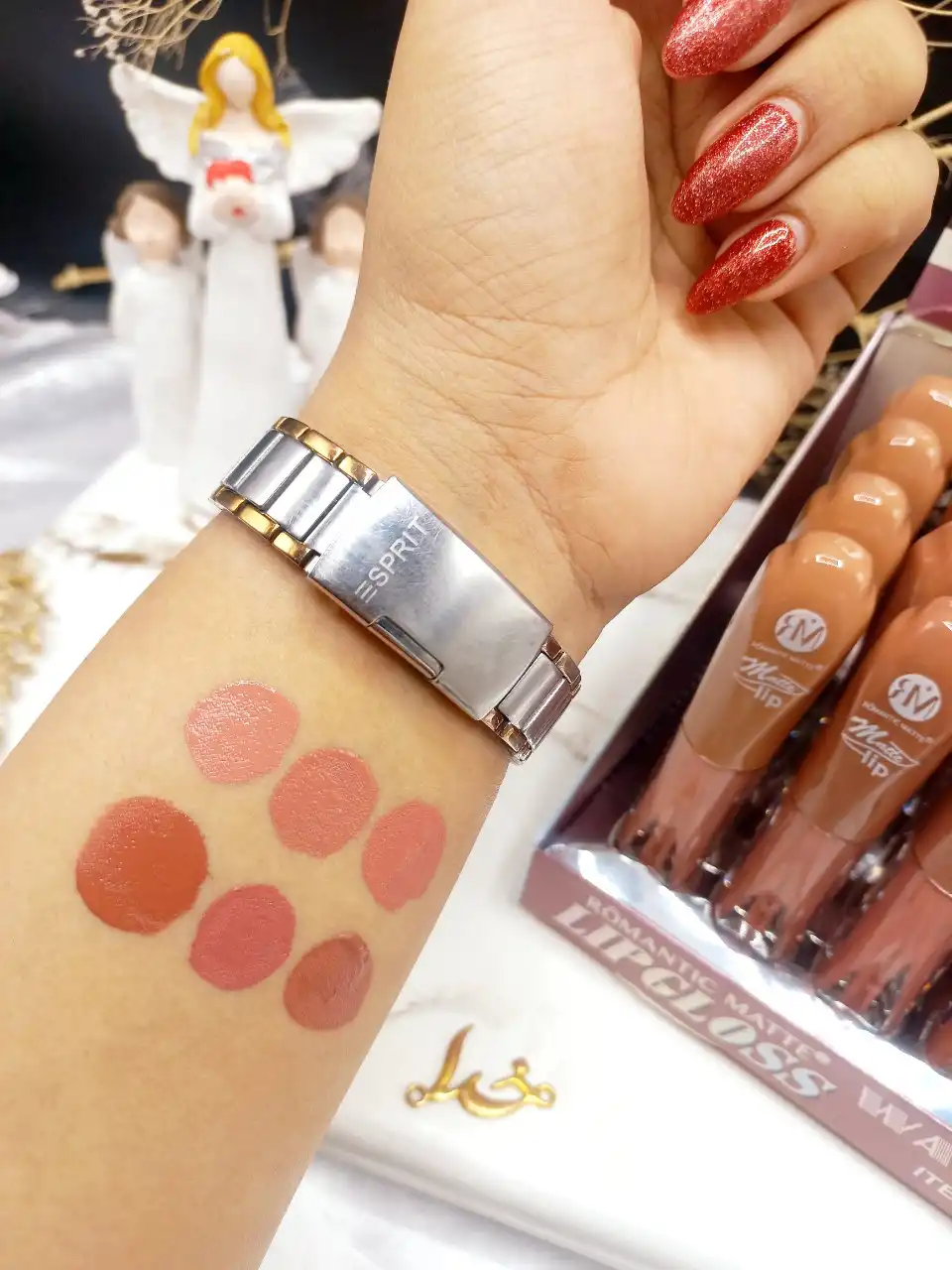 پک 6 عددی رژ مایع ضد آب برند رومانتیک مات ROMANTIC MATTE کد RY_1251