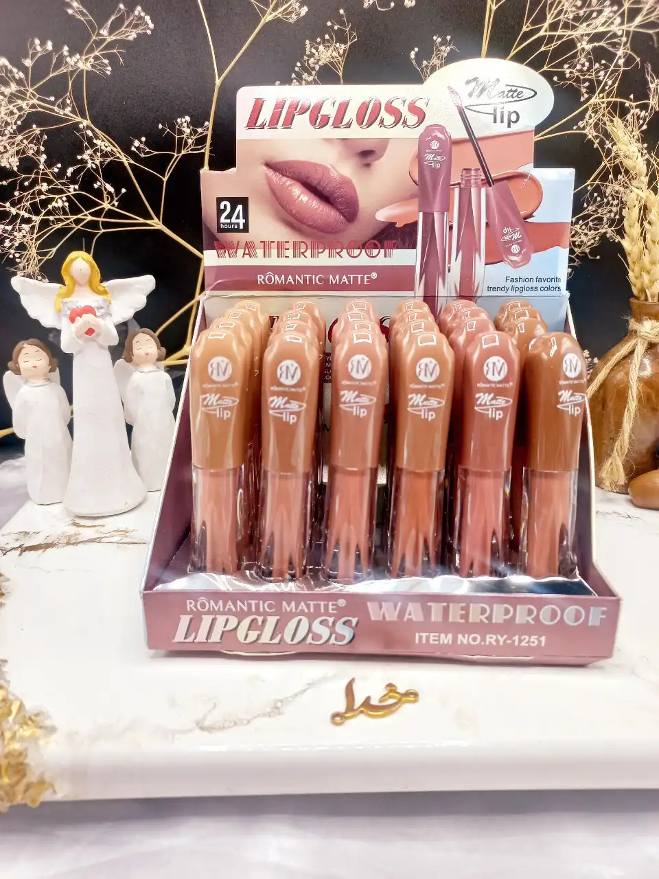پک 6 عددی رژ مایع ضد آب برند رومانتیک مات ROMANTIC MATTE کد RY_1251