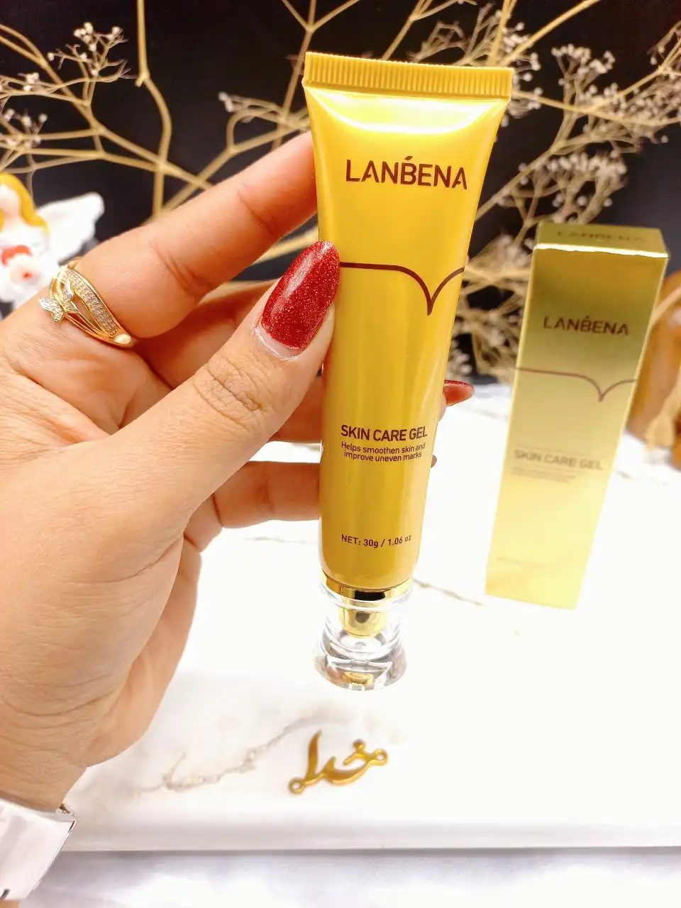 ژل ترمیم کننده جای حوش و آکنه اسکار برند لانبنا LANBENA کد LB6221