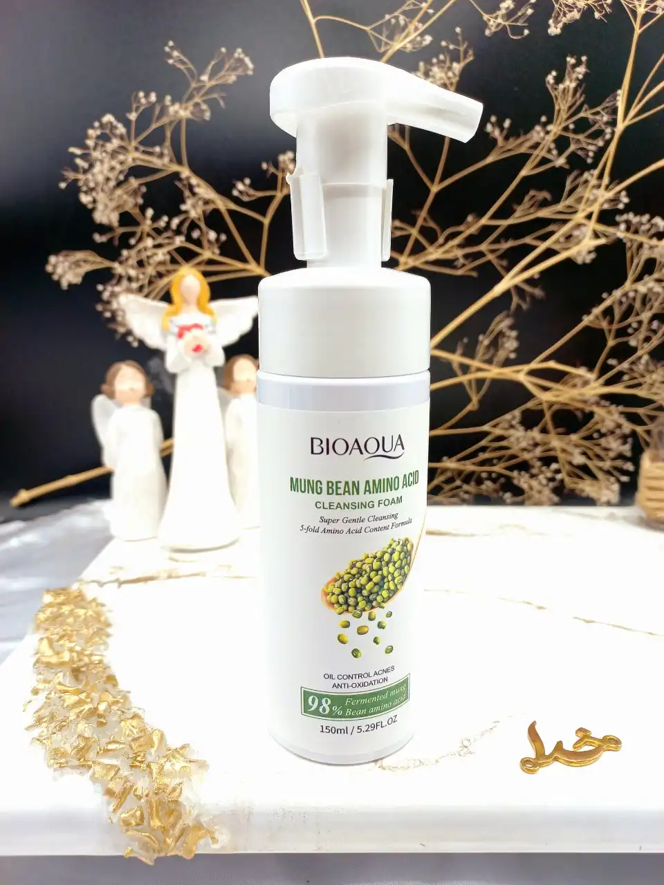 فوم شستشو براش دار صورت پمپی کنترل چربی و ضد آکنه ماش و آمینو اسید برند بیوآکوا BIOAQUAکد BQY93993