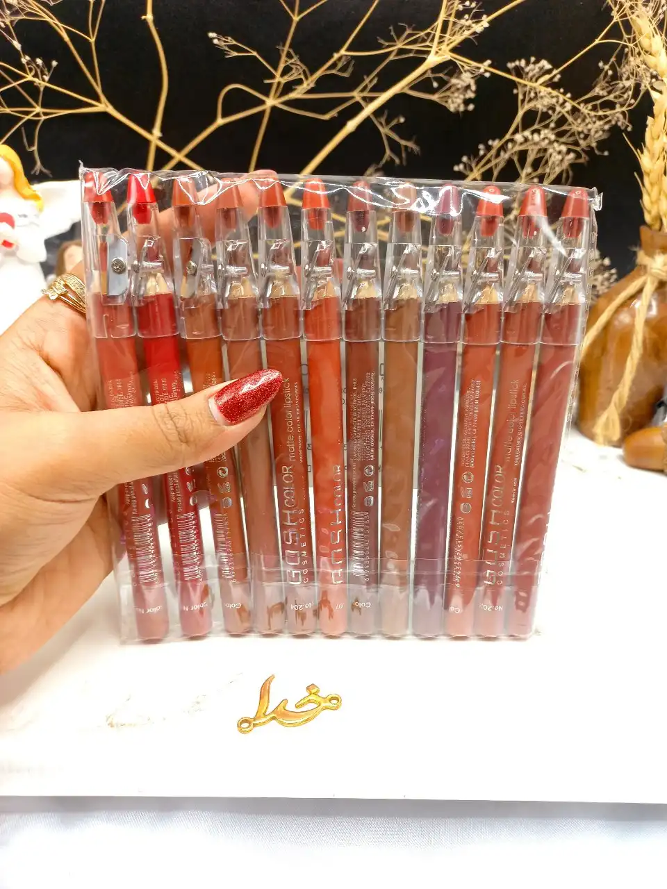 رژ مدادی تراش دار برند گاش GOSH 5783