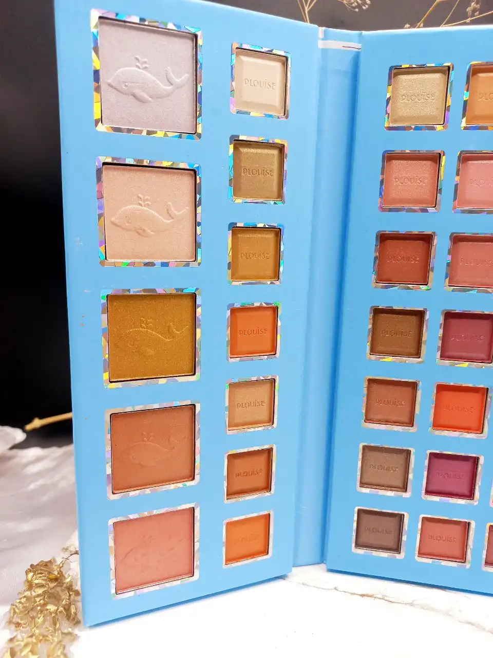 پالت سایه ۶۶ رنگ دلفینی برند پلیویز PLOUISE کد TZY_0014