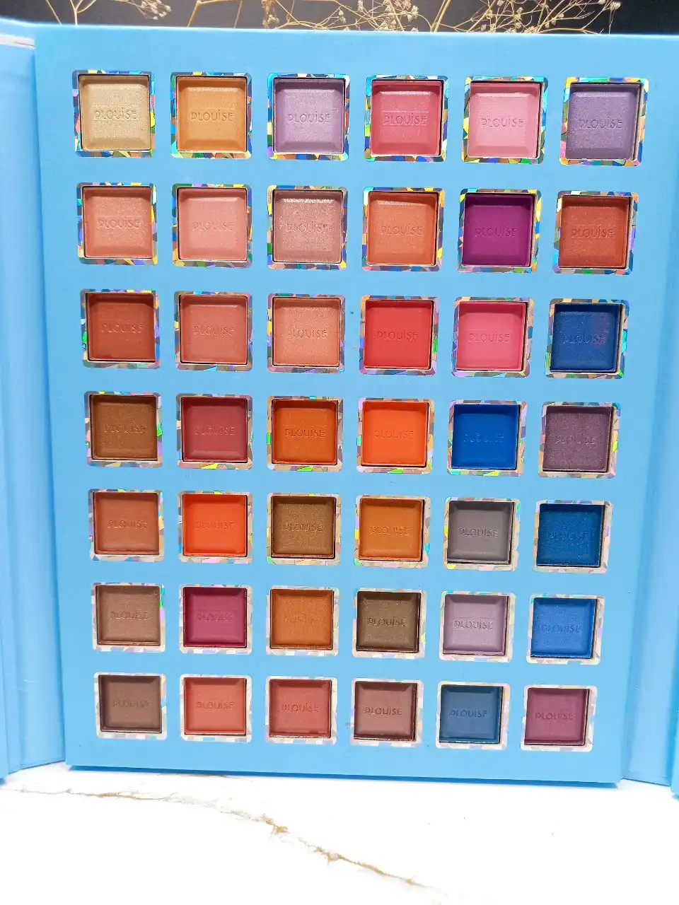 پالت سایه ۶۶ رنگ دلفینی برند پلیویز PLOUISE کد TZY_0014