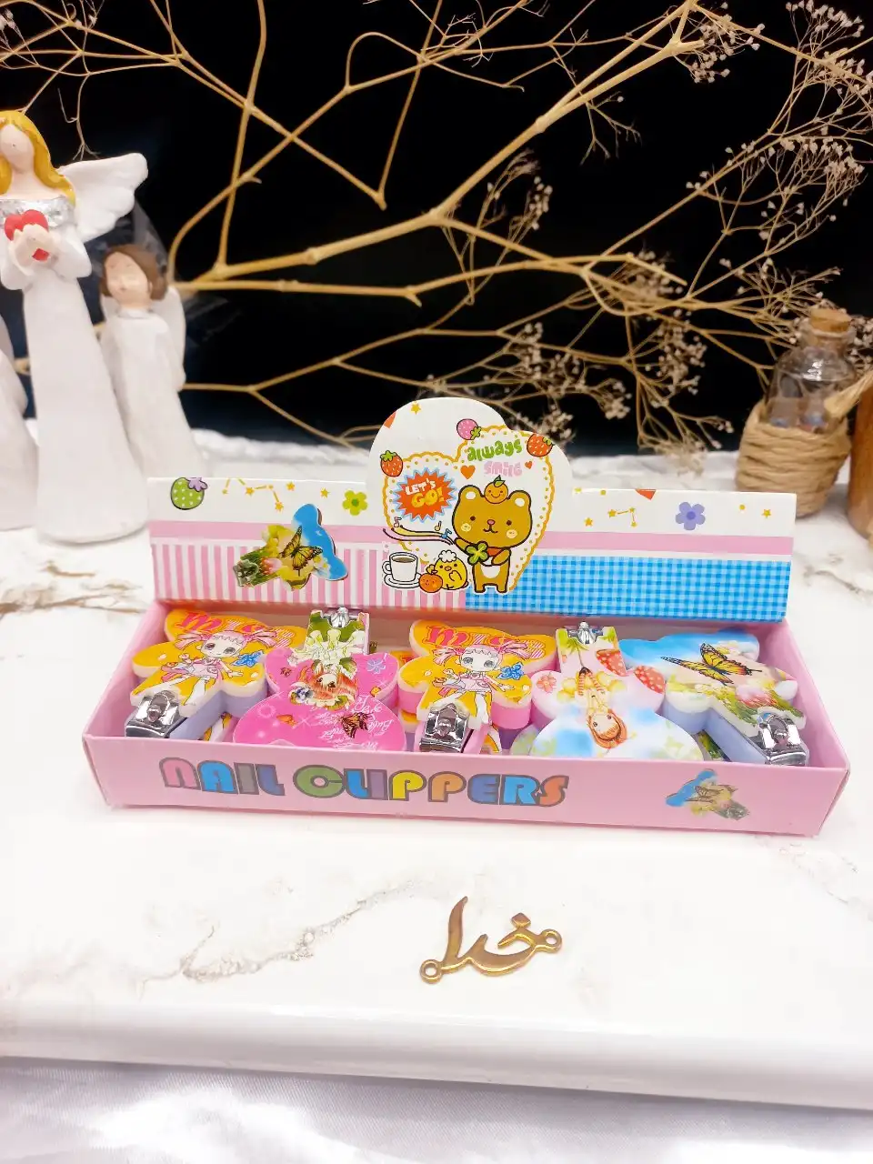 ناخن گیر دخترانه طرح عروسکی کد 007