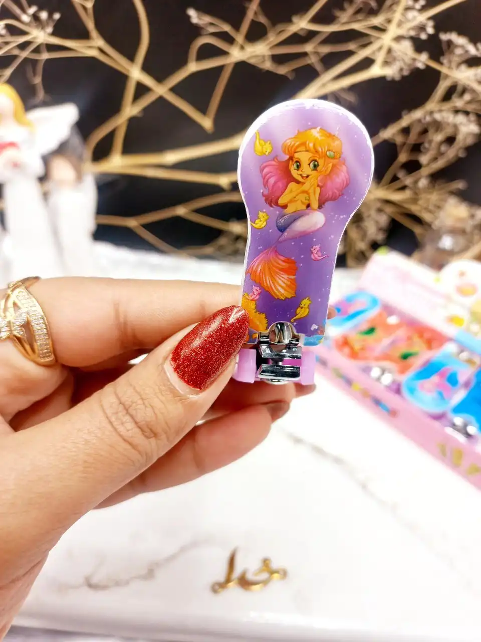 ناخن گیر طرح پری دریایی کد 001