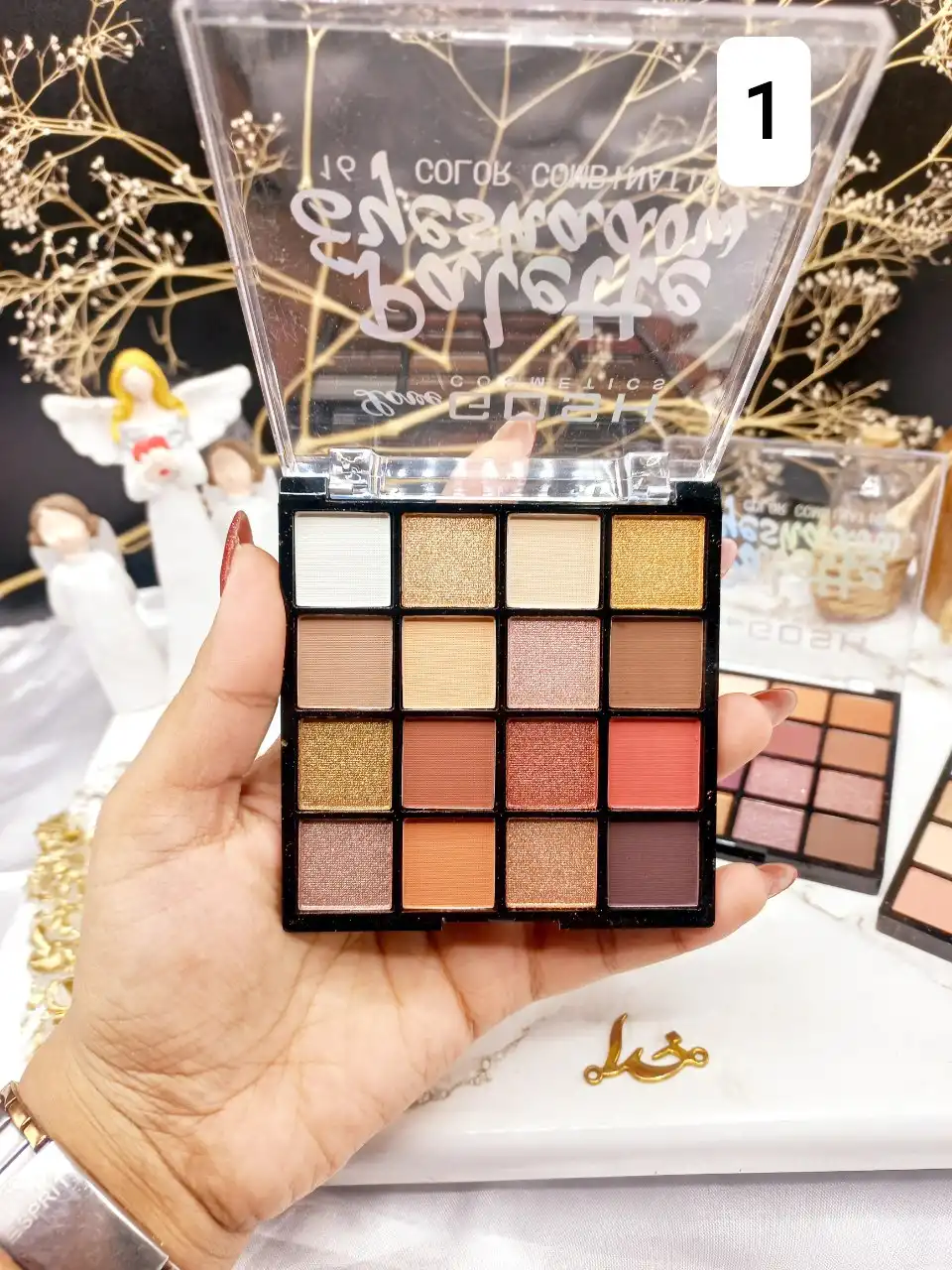 پالت سایه 16 رنگ برند لاو گاش LOVE GOSH کد 8097