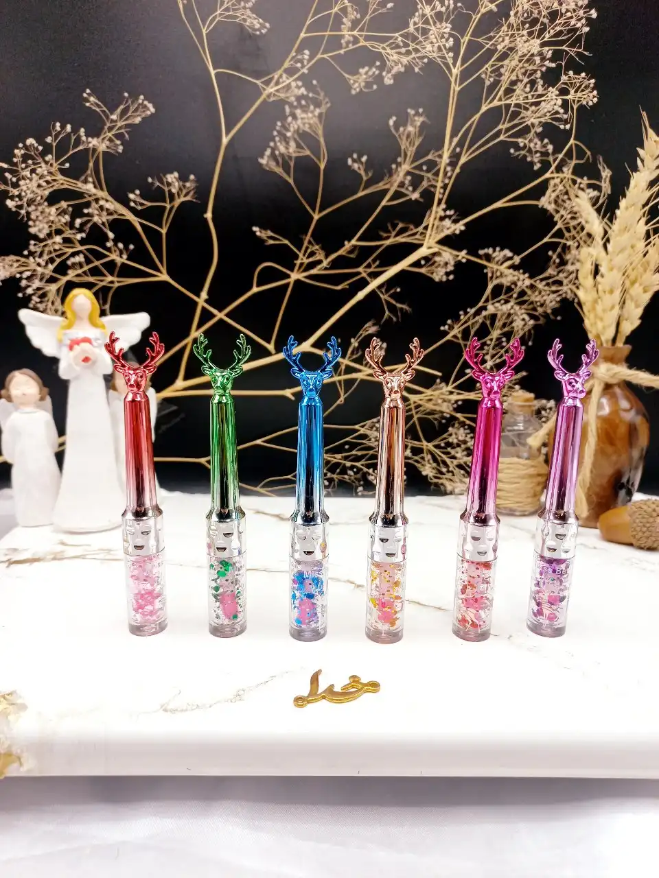 برق لب فانتزی طرح گوزن برند میس بیوتی Miss Betty کد L983