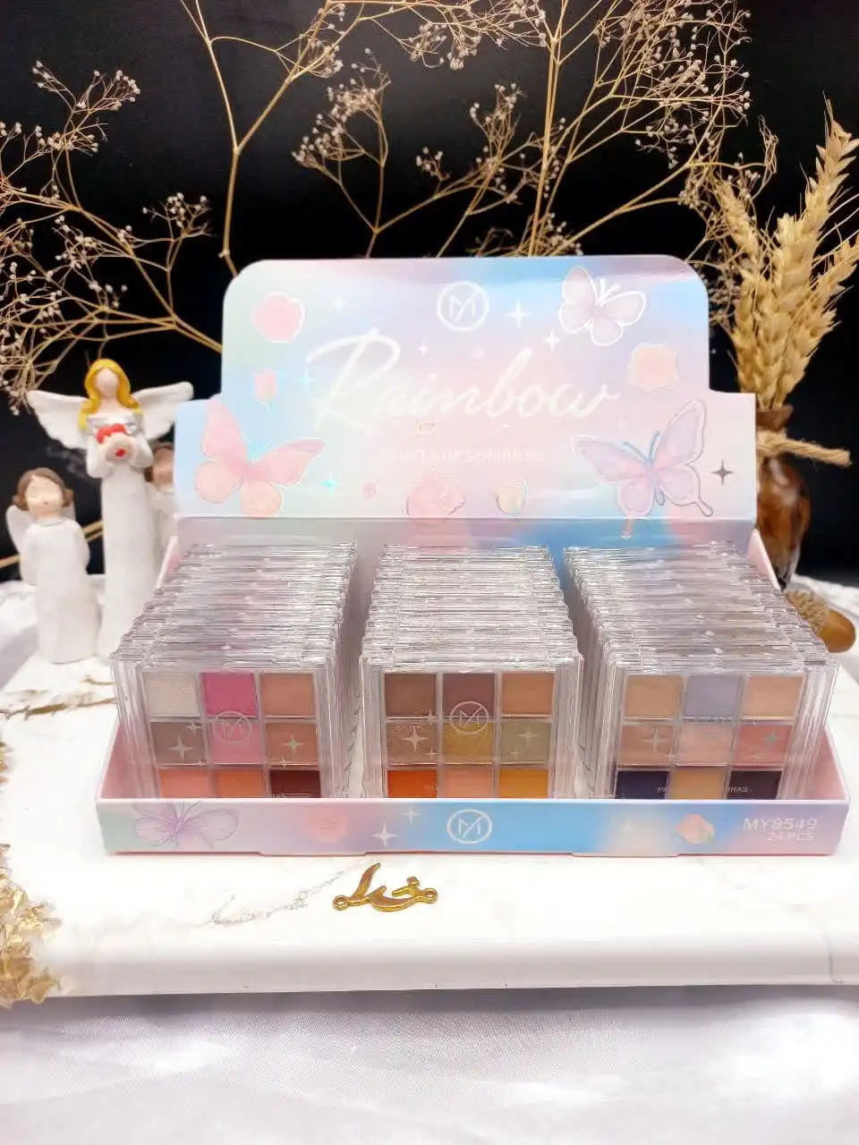 پالت سایه ۹ رنگ برند راین بوو RAINBOW کد MY8549