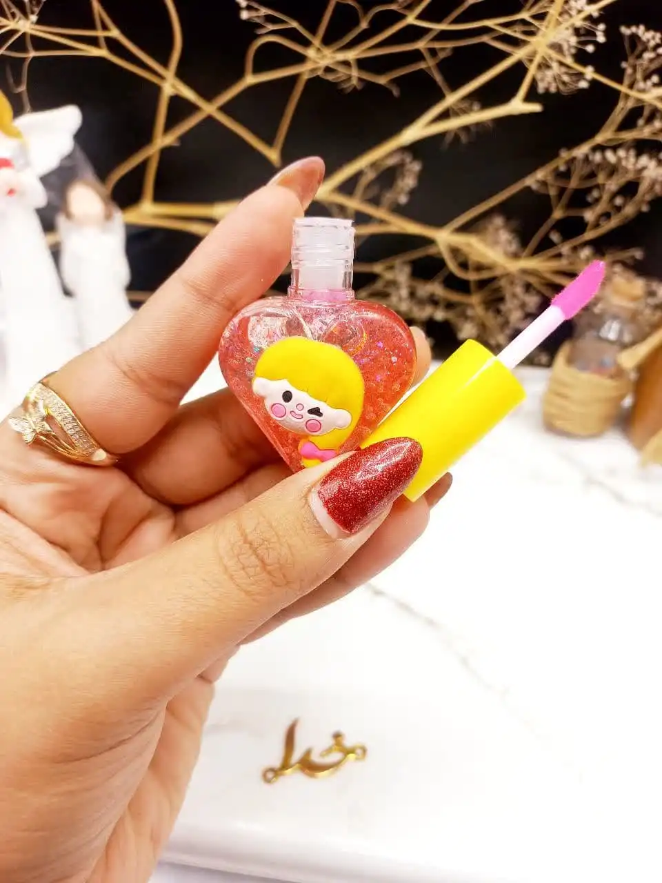 برق لب طرح پری دریایی کد moc115 طرح دوم