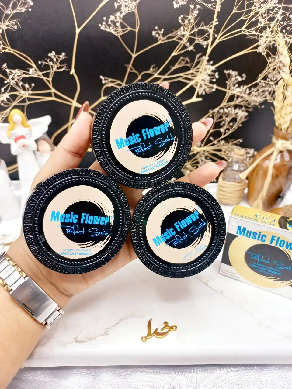 پنکک همراه با پد مخصوص برند موزیک فلاور Music Flower کد M3090