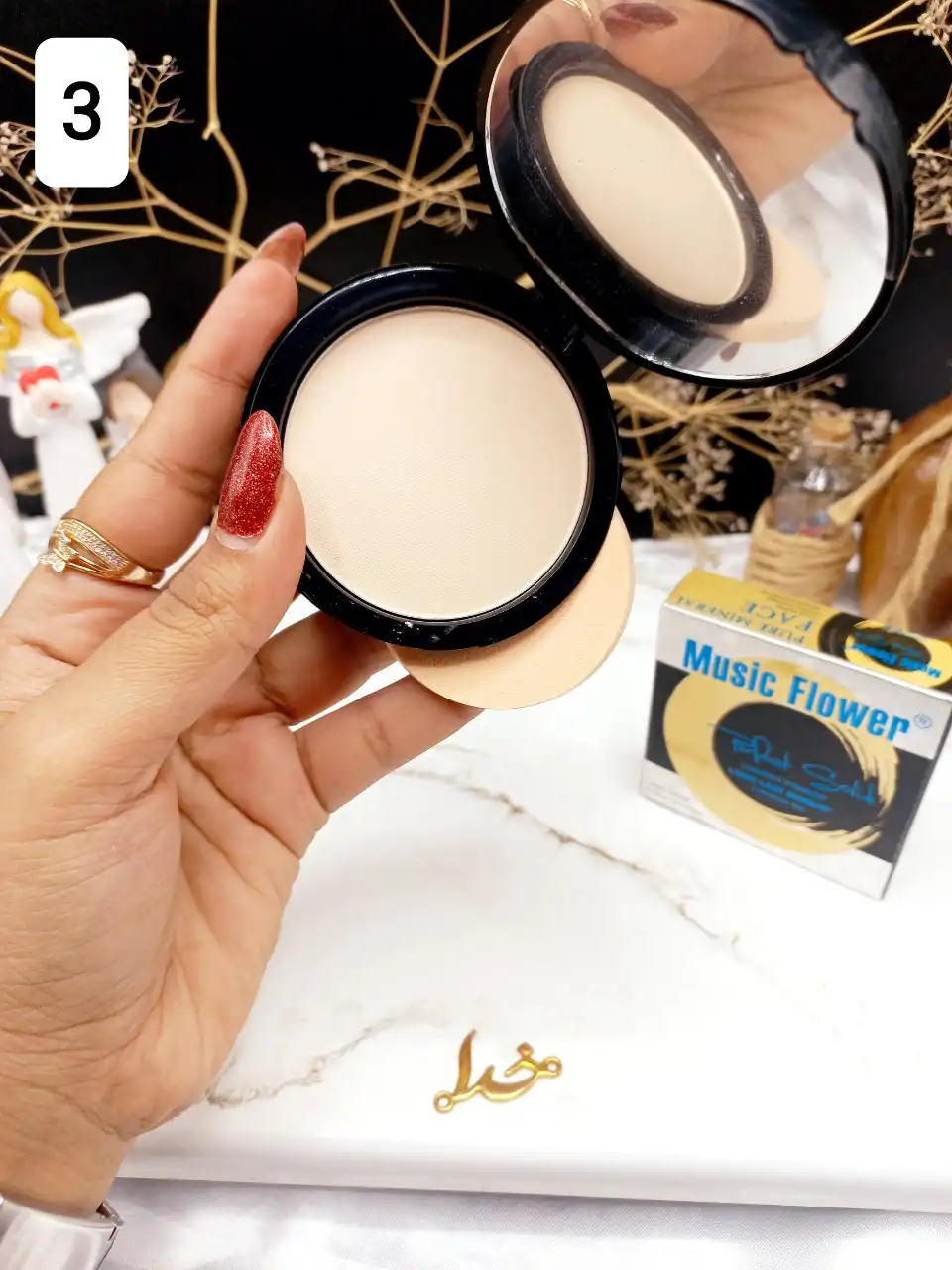 پنکک همراه با پد مخصوص برند موزیک فلاور Music Flower کد M3090