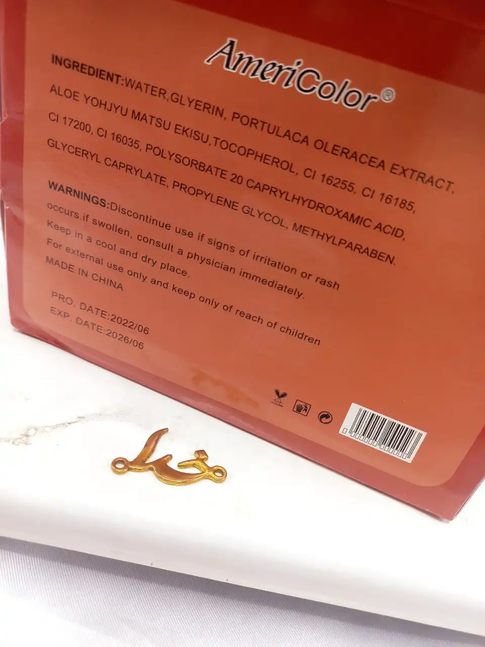 پک رژ ۶ عددی رژ مایع برند امری کالر AmeriColor کد YL2239