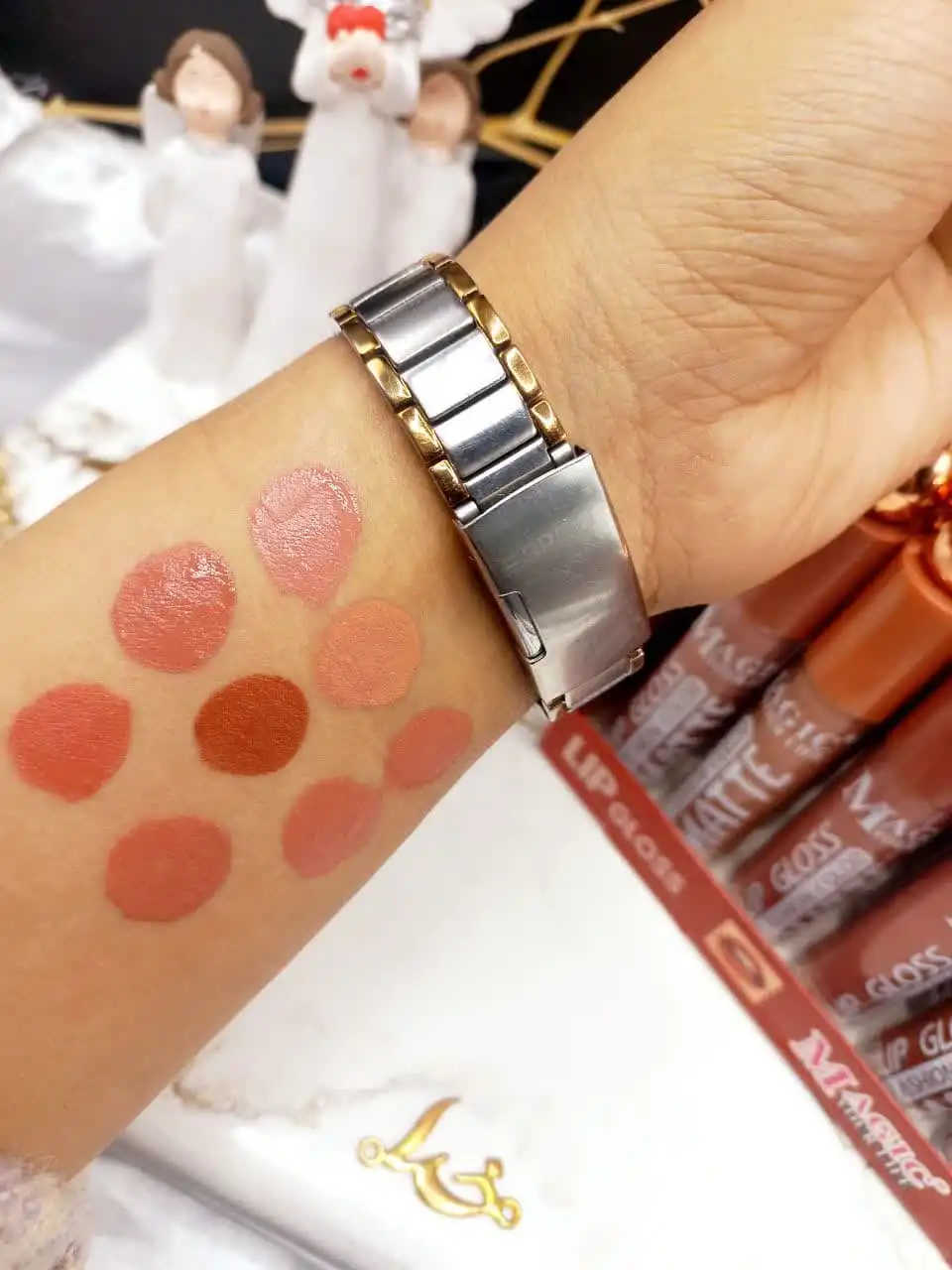 پک رژ مایع 8 عددی برند مجیک MAGIC کد LC804