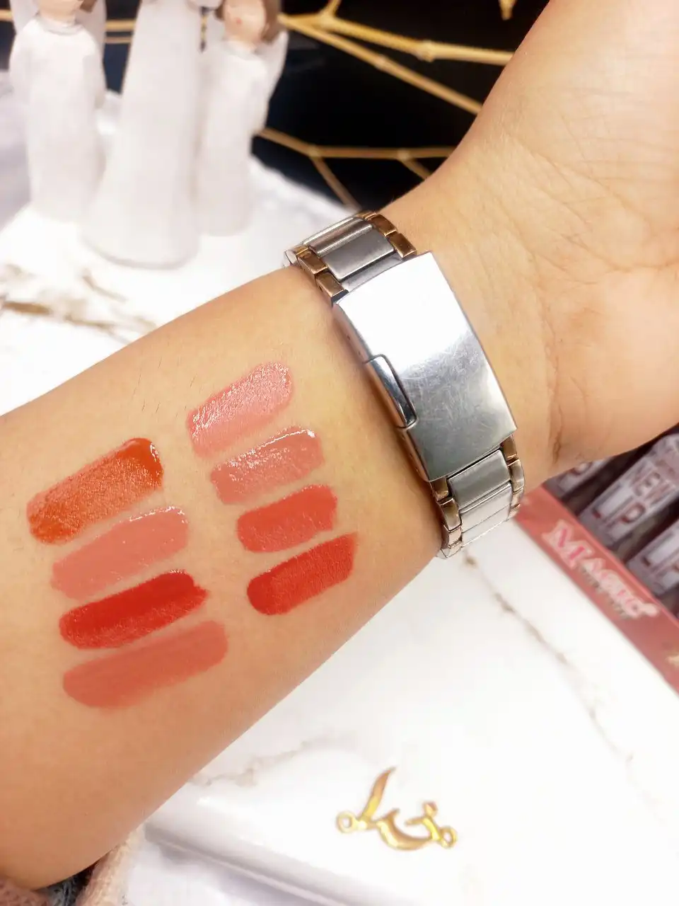 پک رژ مایع مات 8 عددی برند مجیک MAGIC کد LC856