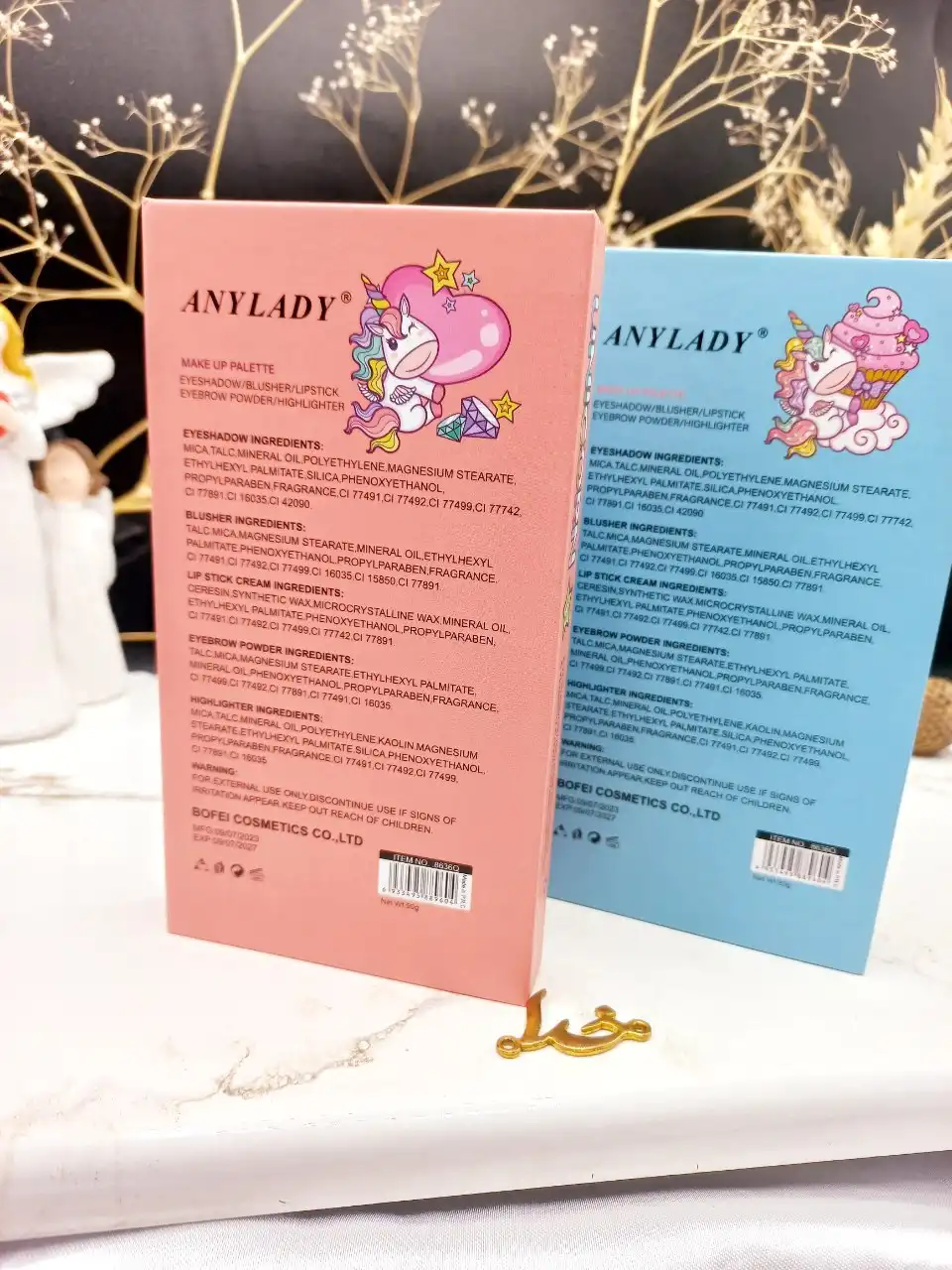 پالت سایه کیفی طرح اسب شاخدار برند آنالیدی ANYLADY کد 8636Q