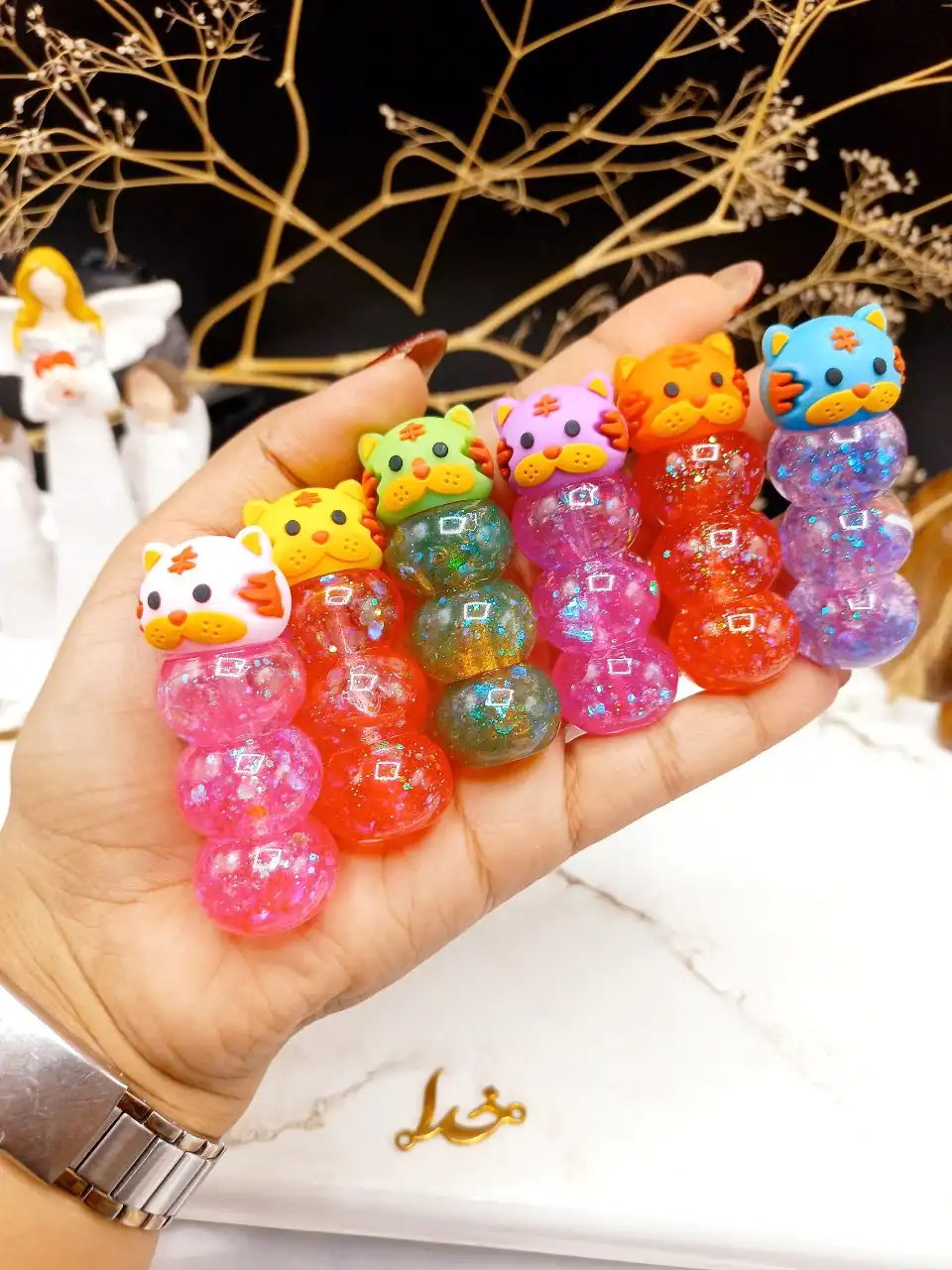 برق لب فانتزی طرح ببر برند موکالر Mocallure کد Moc144