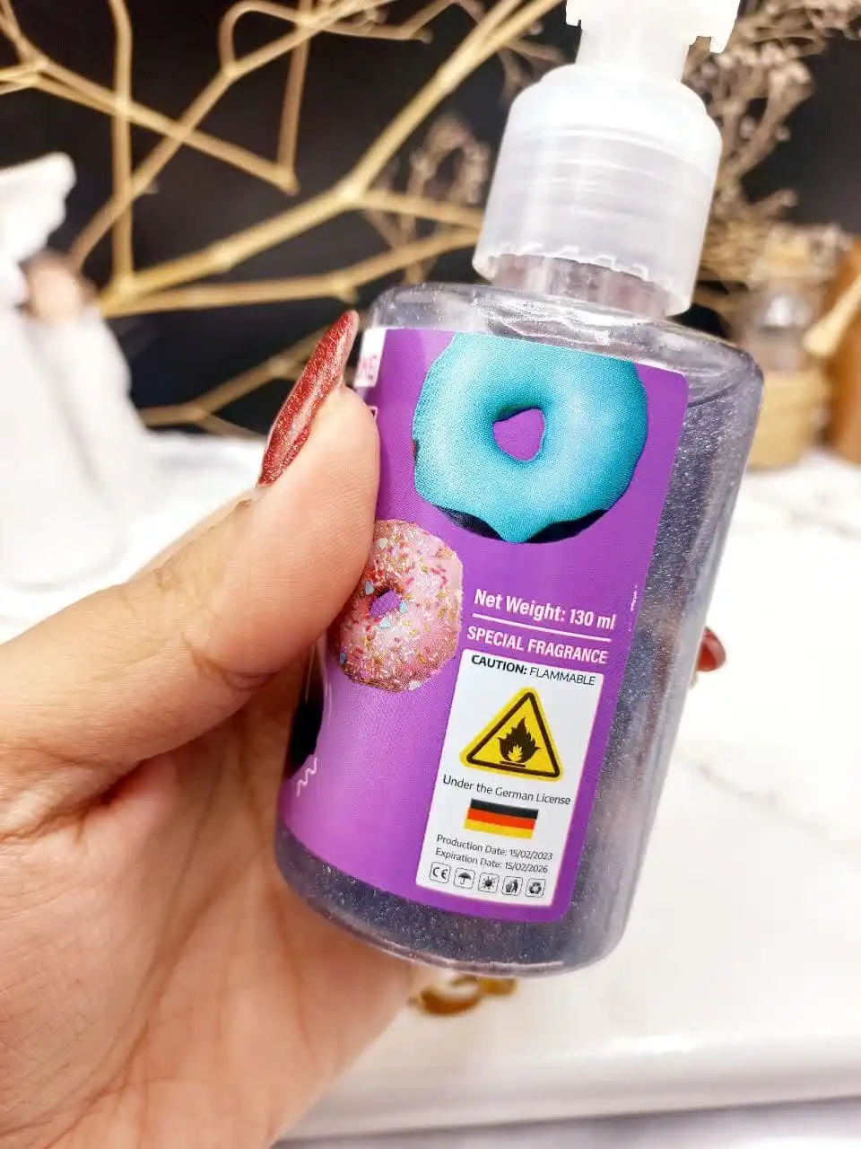 عطر مو خوش بو دونات 130ml برند واو WOW کد 38