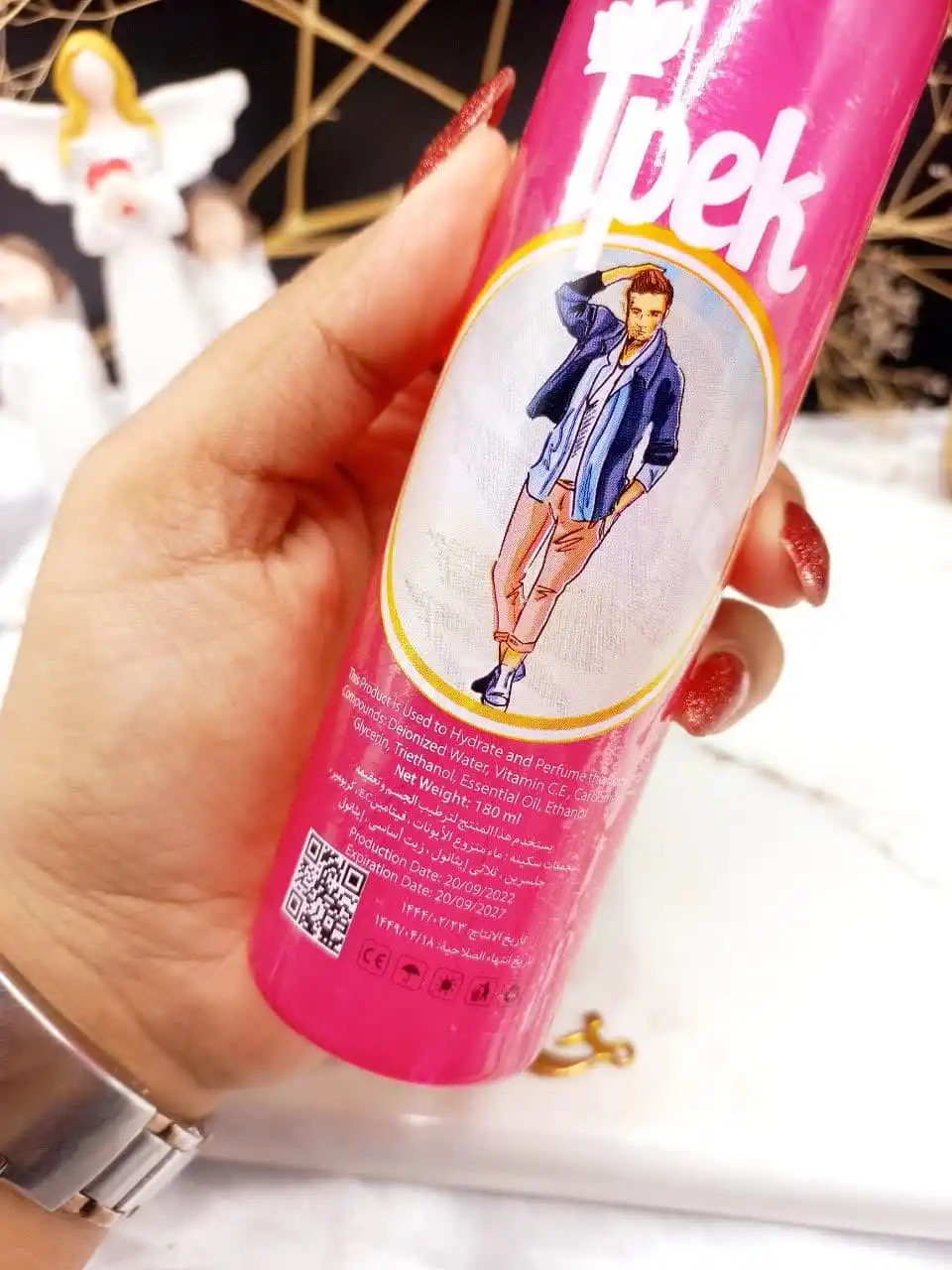 بادی اسپلش خوشبوو مردانه ایپک ipek (قرمز)