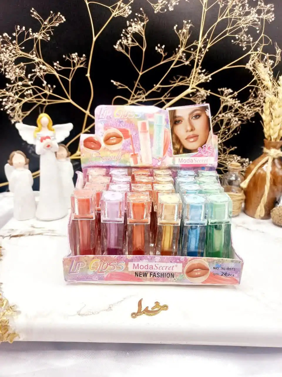 پک ۶ تایی لیپ گلاس Moda Secret کد  0075