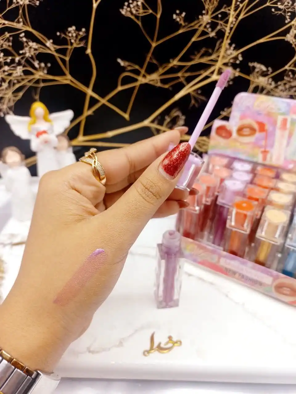 پک ۶ تایی لیپ گلاس Moda Secret کد  0075