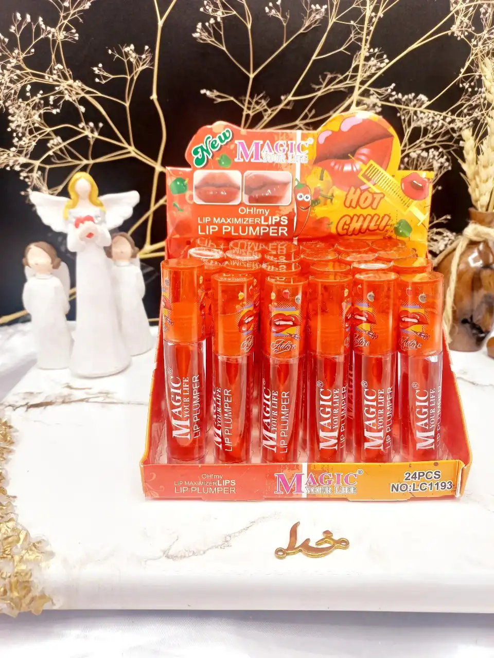 حجم دهنده و برق لب فلفلی برند مجیک MAGIC کد LC1193