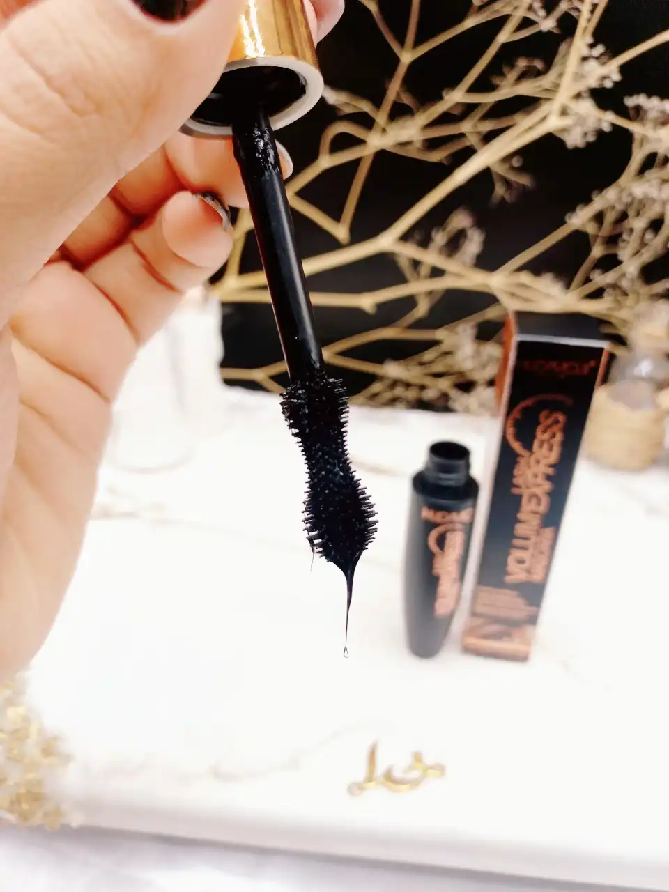 ریمل ضد آب و حجم دهنده سه بعدی برند هداموجی HUDAMOJI کد M_211