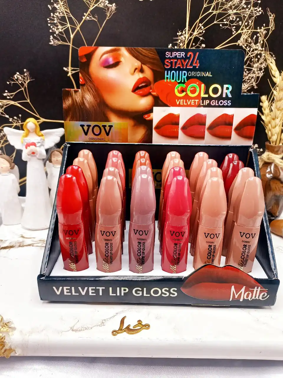 پک رژ مایع مات 6 تایی VOV کد 6262