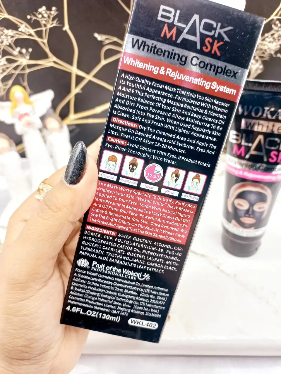 بلک ماسک ضد جوش های سر سیاه برند وکالی WOKALI کد WKL402