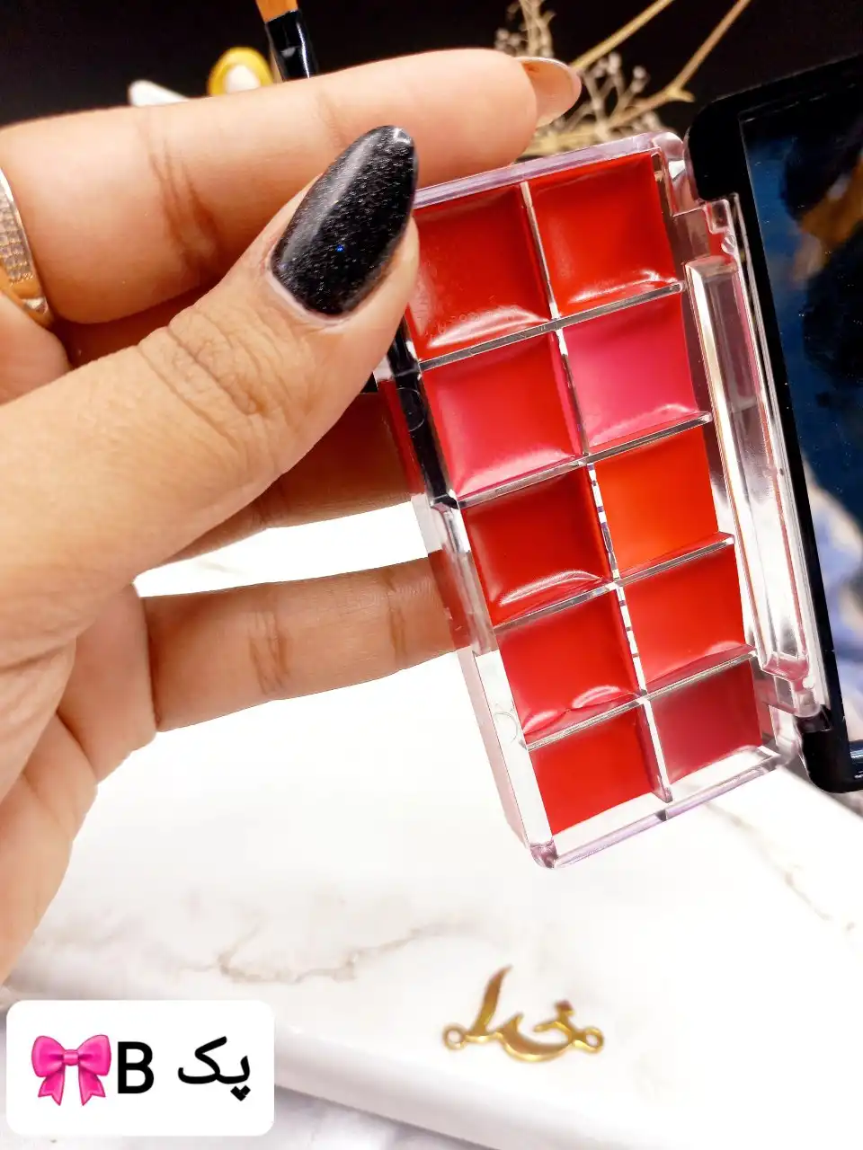 پالت رژ لب 10 تایی Violet Makeup کد SV078