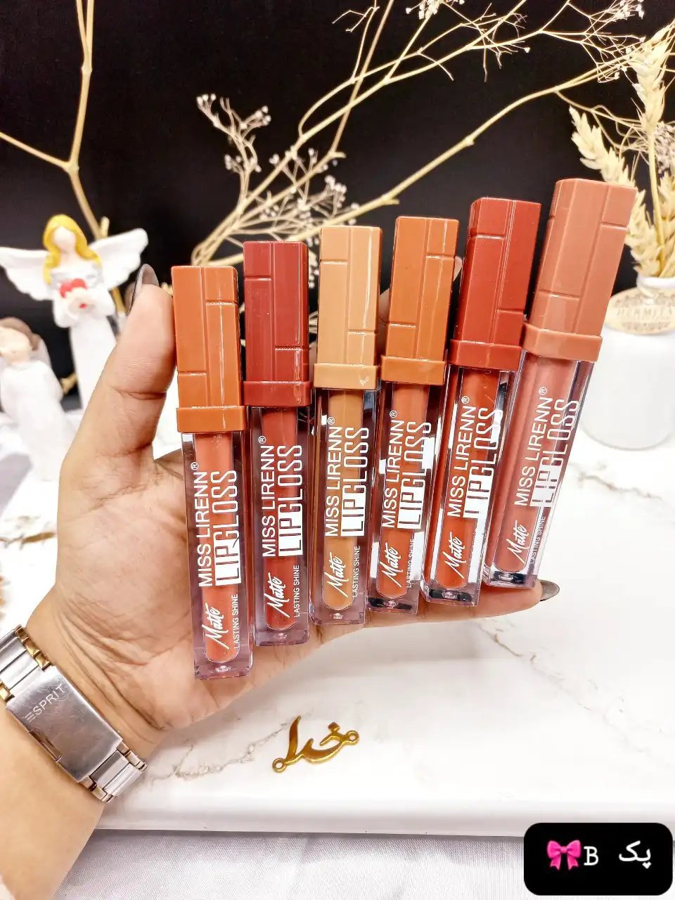 پک رژ مایع 6 تایی میس لرن miss lernn کد ml797