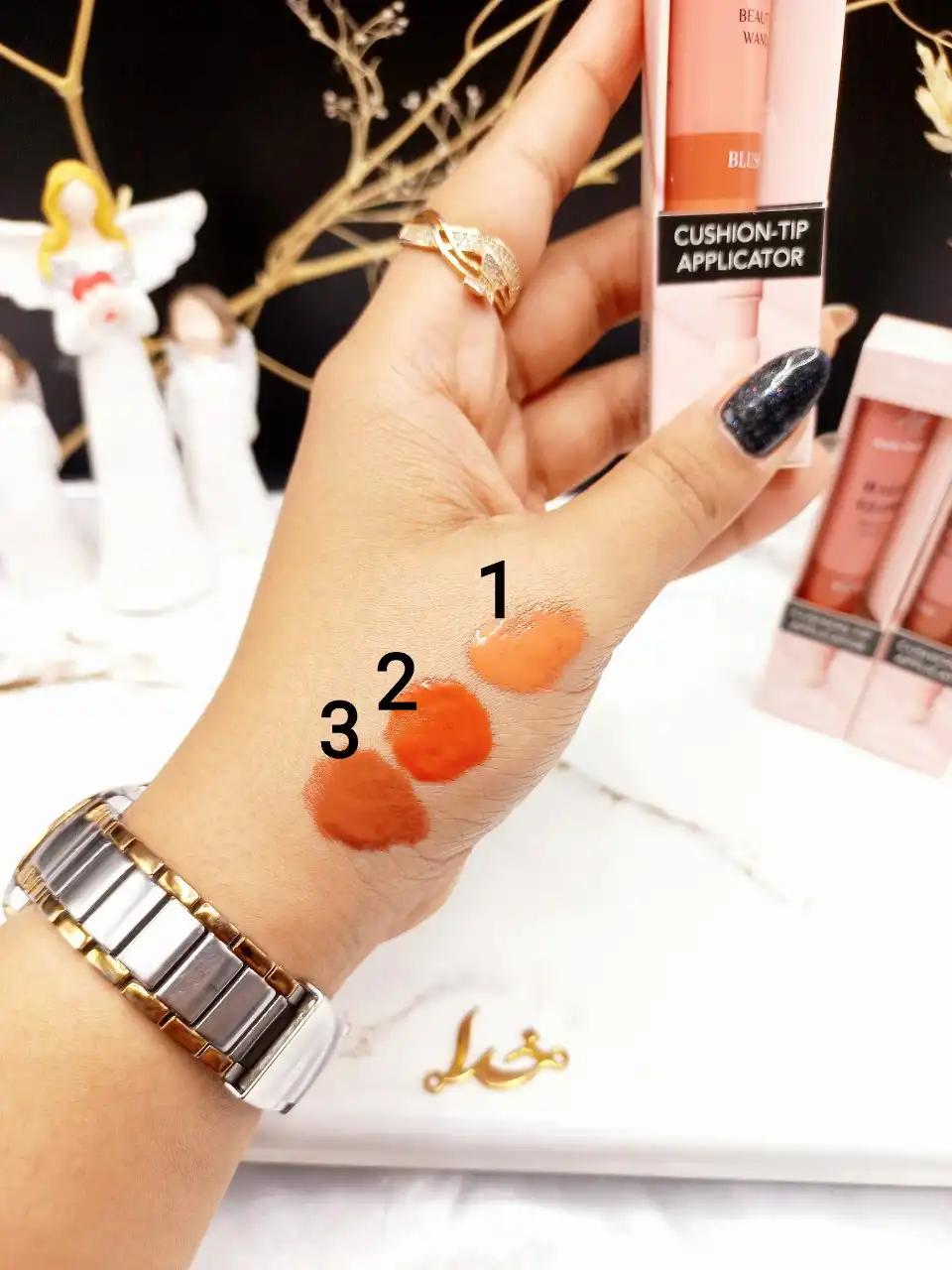 رژگونه مایع پد دار تیوپی Annie Beauty کد BL102