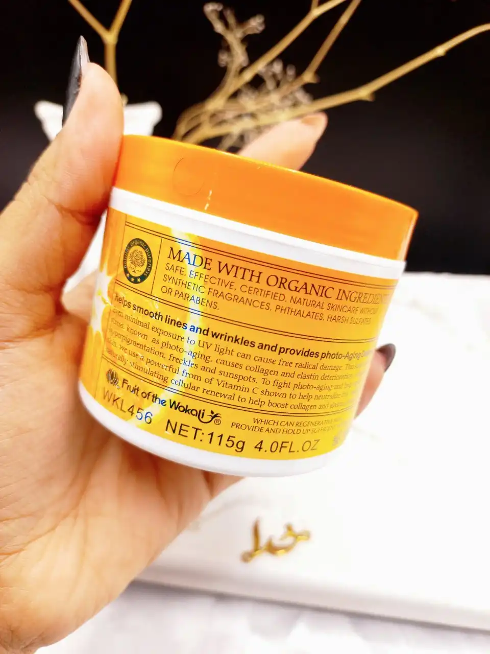 کرم مراقبتی ویتامین سی وکالی Wokali  کد WKL 456