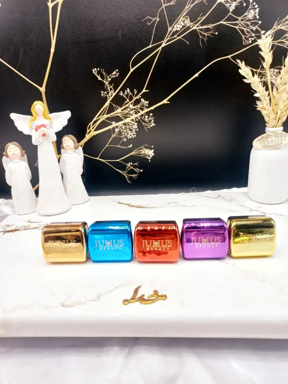 مداد تراش دو قلو رنگی JULLUS