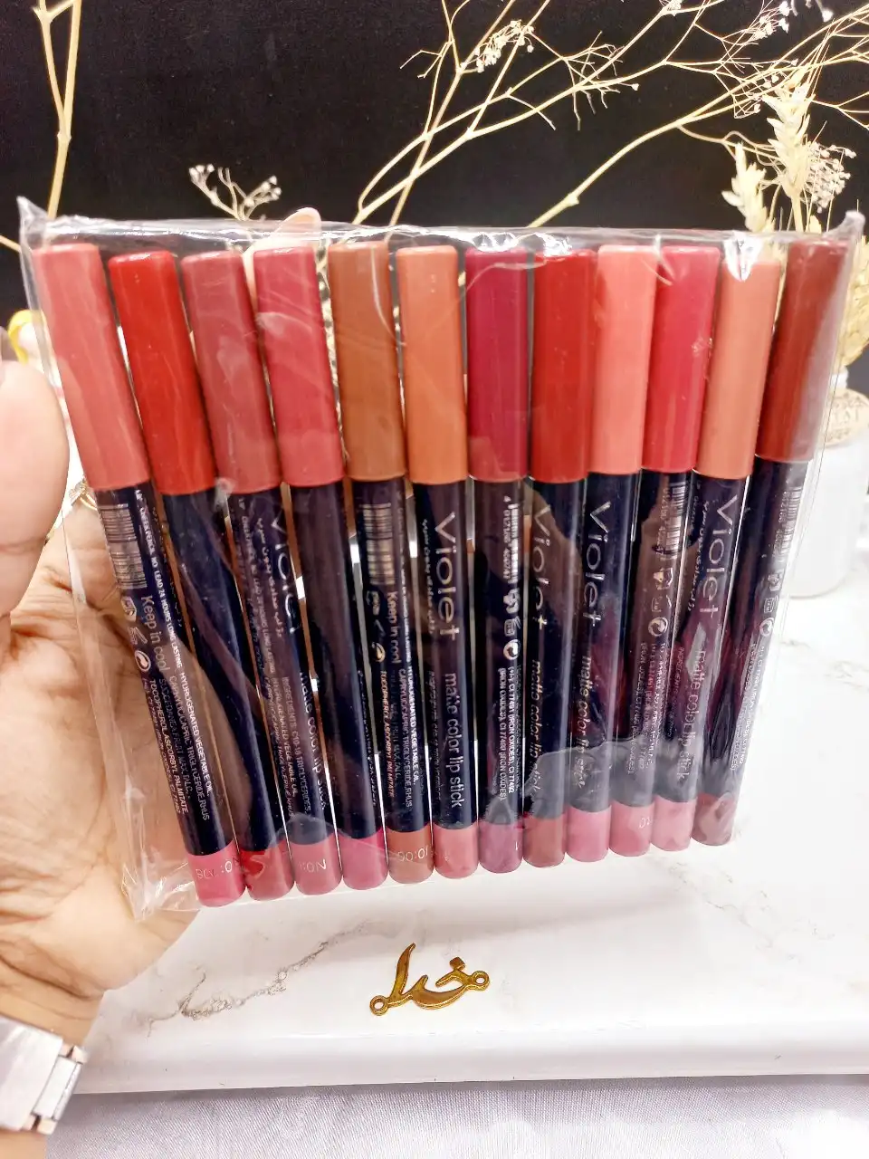 پک رژ مدادی بدون سرب ساخت ایتالیا برند ویولت Violet