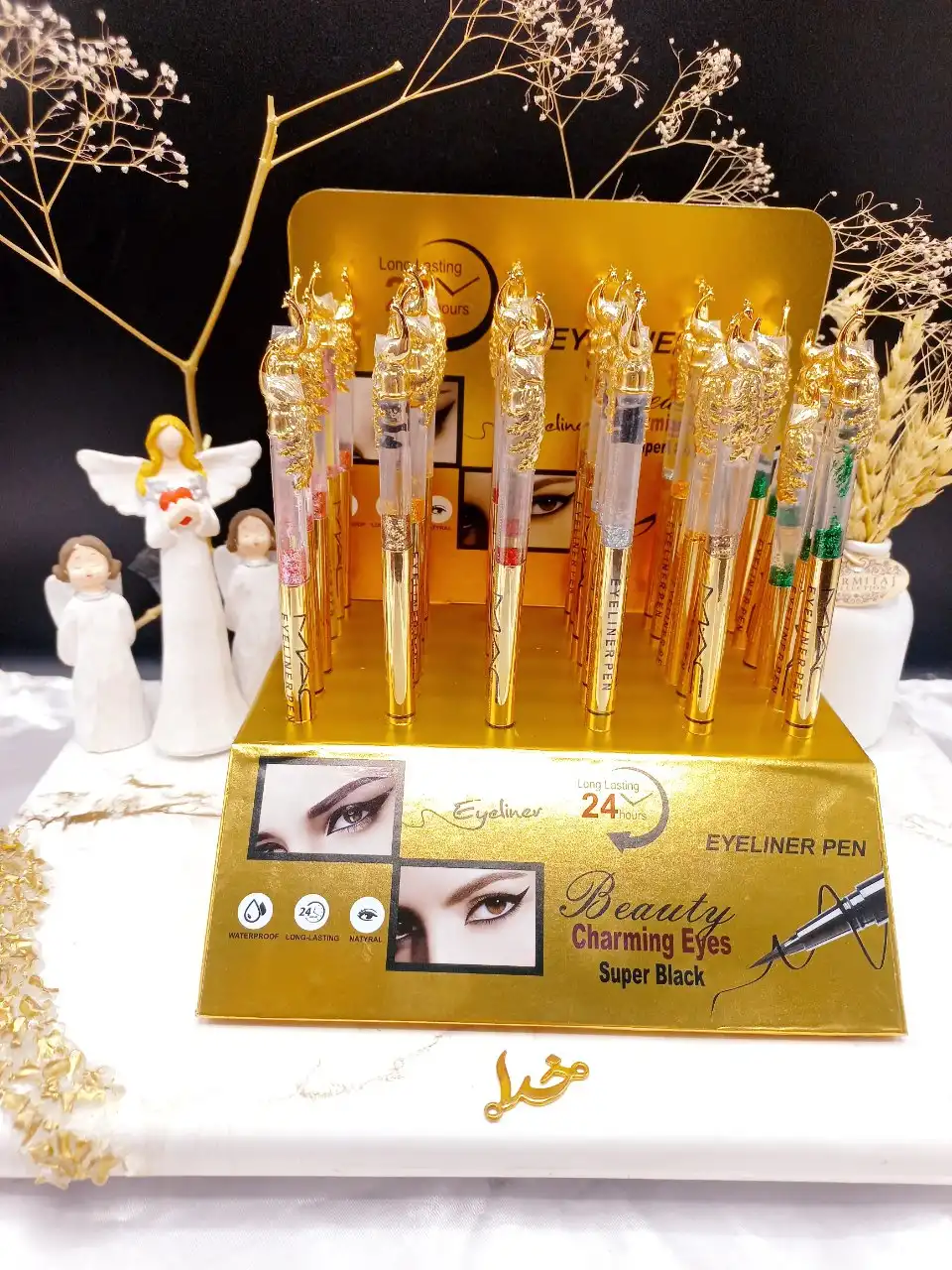 خط چشم ماژیکی ضد آب طرح طاووس آکواریومی کد K815