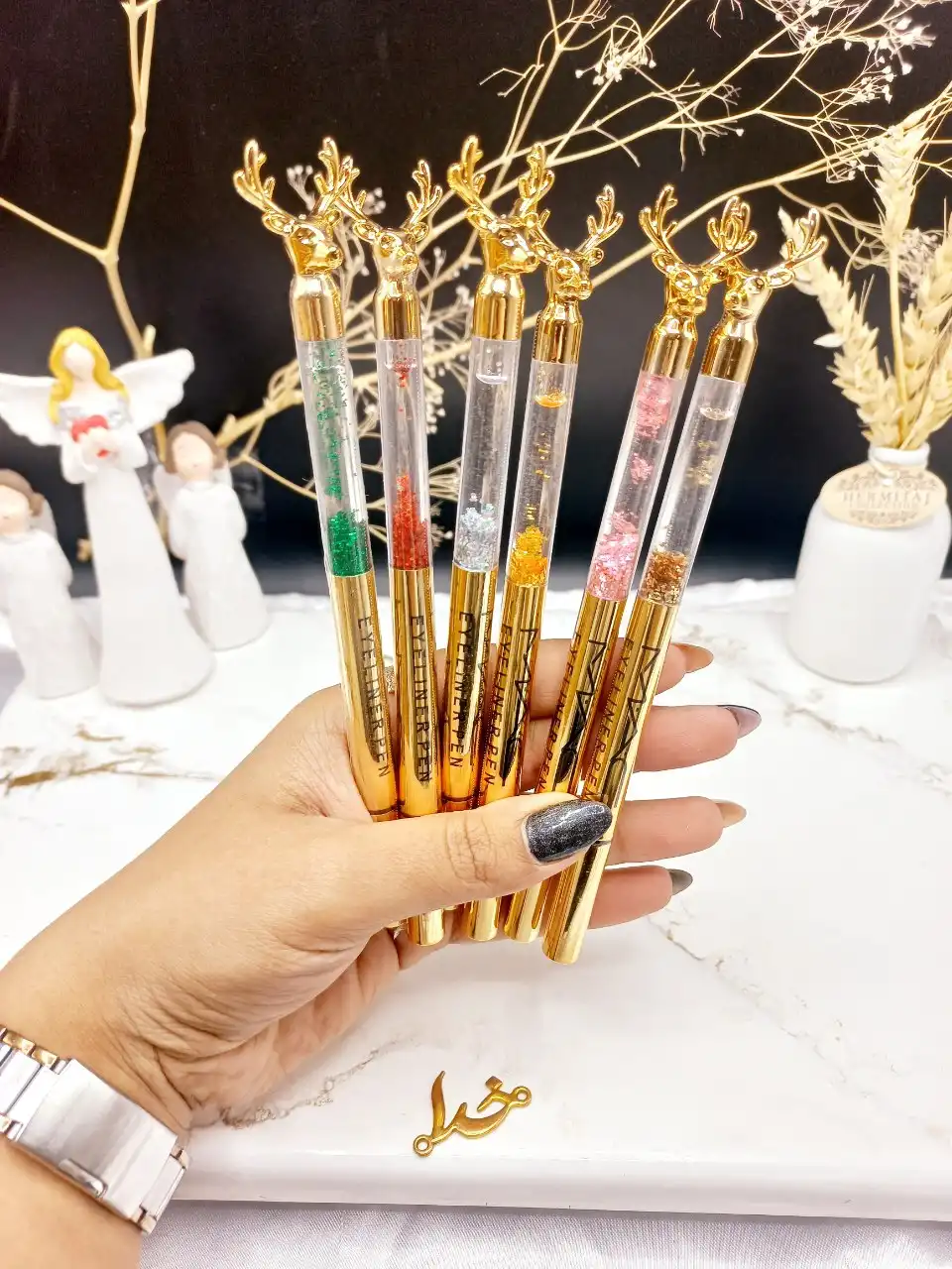 خط چشم ماژیکی ضد آب طرح گوزنی آکواریومی کد K815