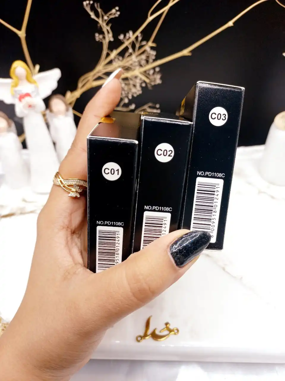 پنکک مخملی برند کالیستا Calista کد PD1108C