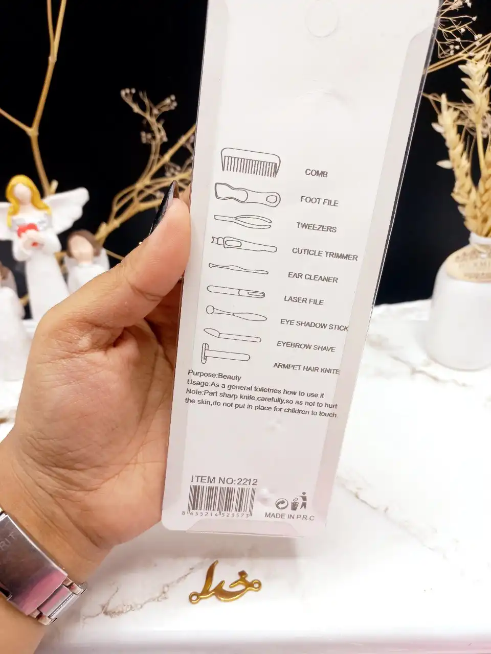 پک تیغ ابرو تاشو 4 عددی Eyebrow Trimmcr کد NO:2212