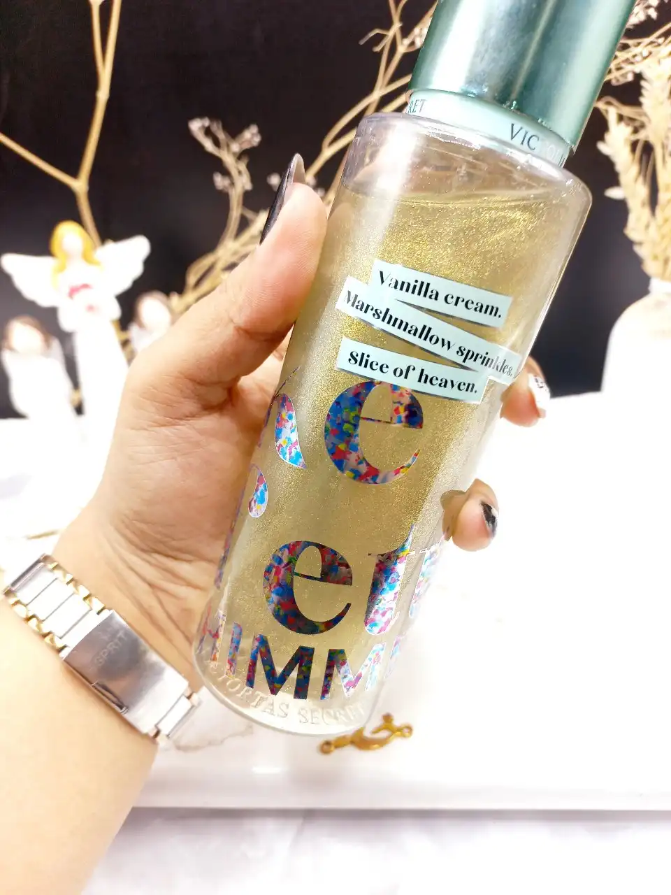 بادی اسپلش 250ml شاین دار ویکتوریا سکرت مدل Cake Confetti اورجینال