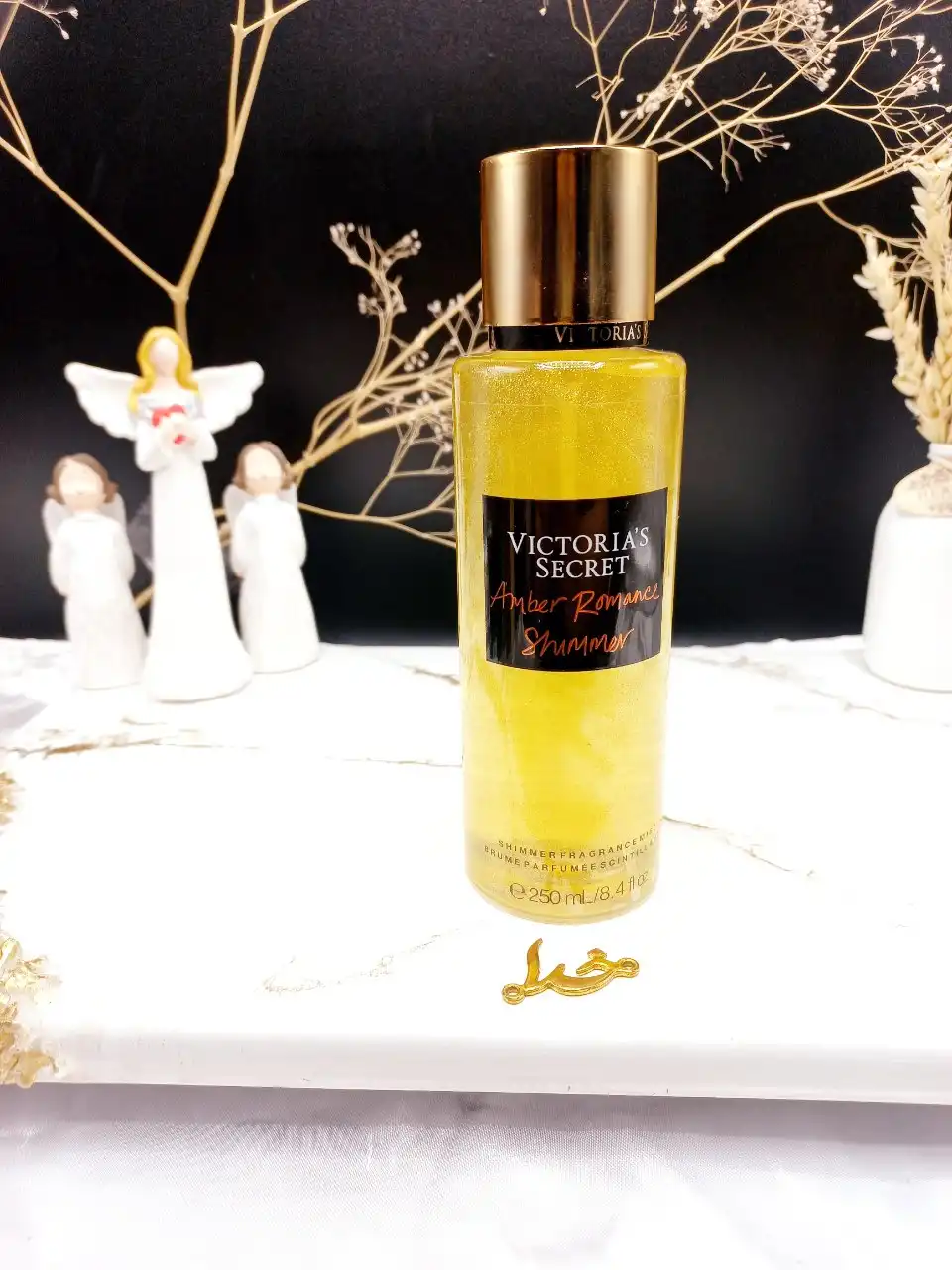 بادی اسپلش 250 ml شاین دار ویکتوریا سکرت مدل Amber Romance Shimmer اورجینال