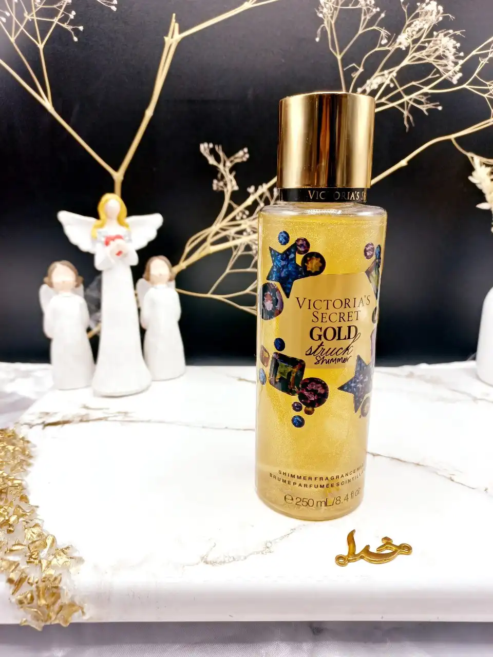 بادی اسپلش 250 ml شاین دار ویکتوریا سکرت مدل GOLD اورجینال