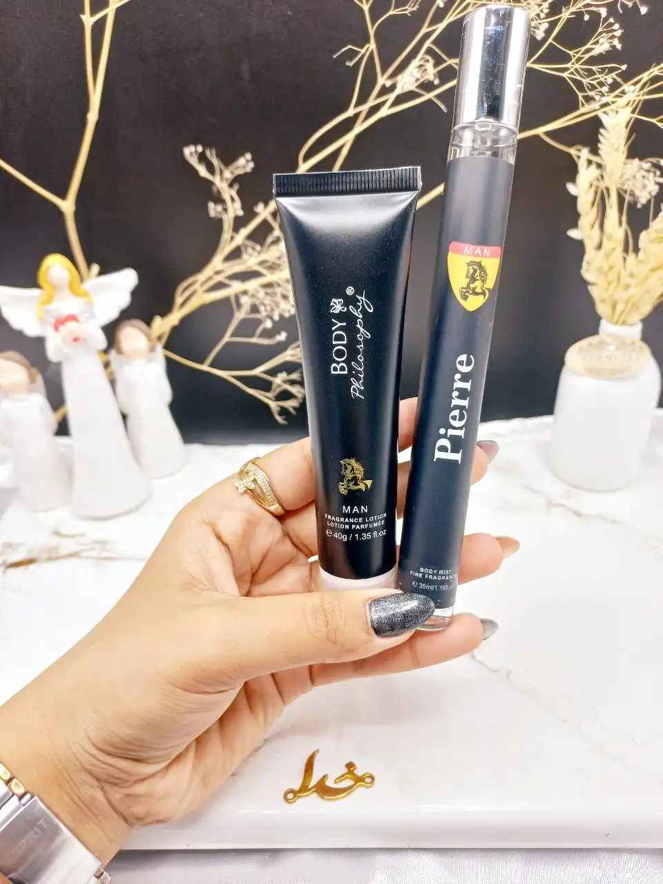 ست ادکلن و لوسیون بدن مردانه BODY PHILOSOPHY Pierre MAN