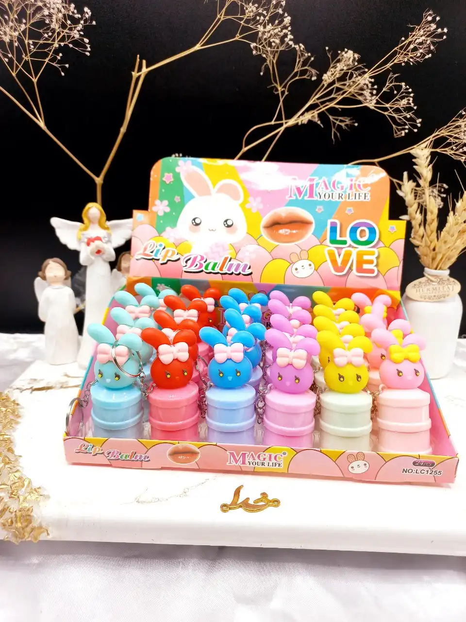 بالم لب آویزدار خرگوشی مجیک MAGIC کد LC 1255